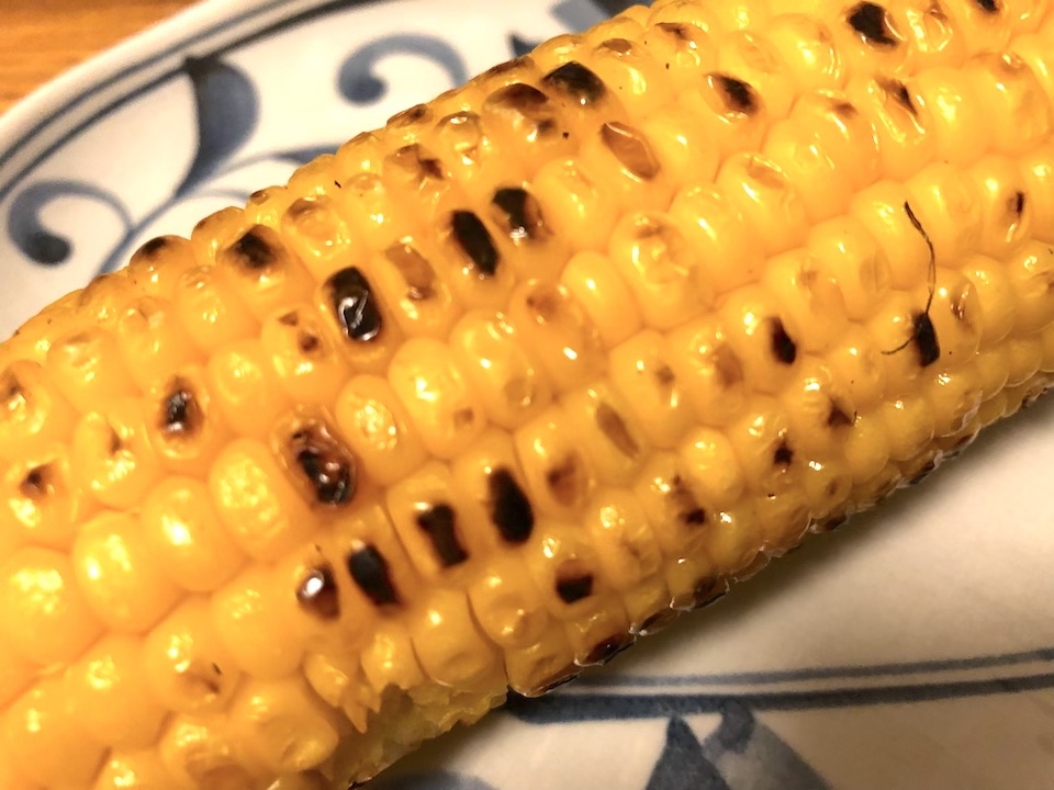 焼きトウモロコシにしてみた！