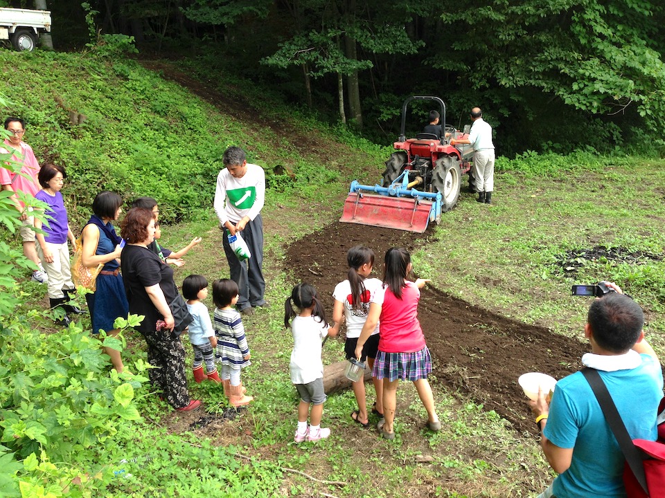 軽井沢で農業体験